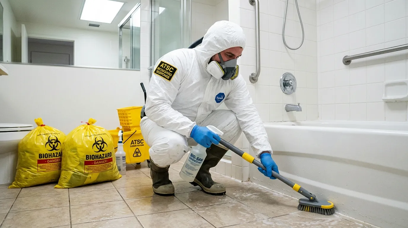 Decontamination equipment deployed for Blood Cleanup in Danbury